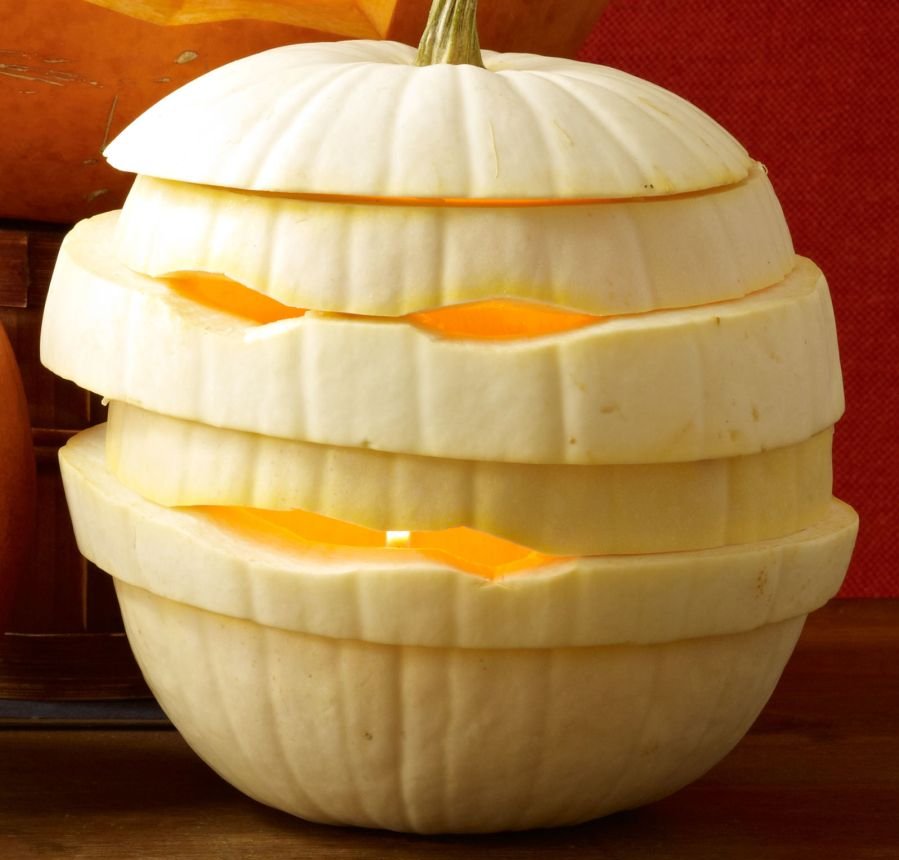 Mummy - pumpkin carving halloween