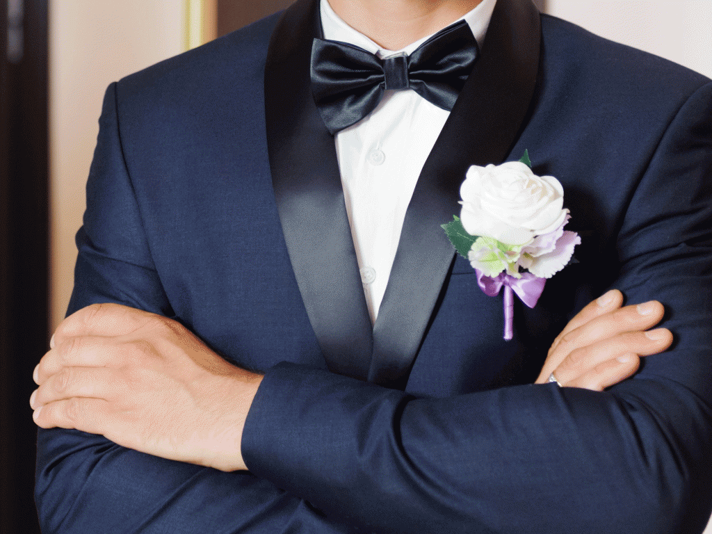 Satin – tuxedo vs suit