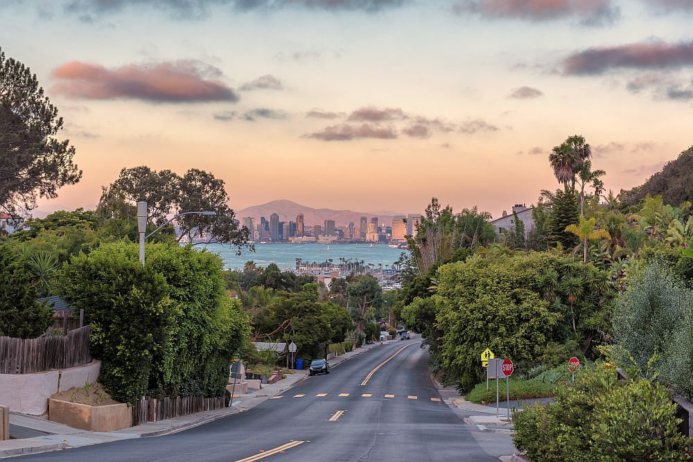 San Diego, California - city view