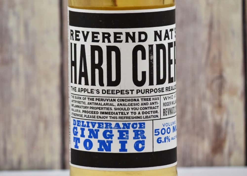 Reverend Nat’s Deliverance Ginger Tonic – hard cider