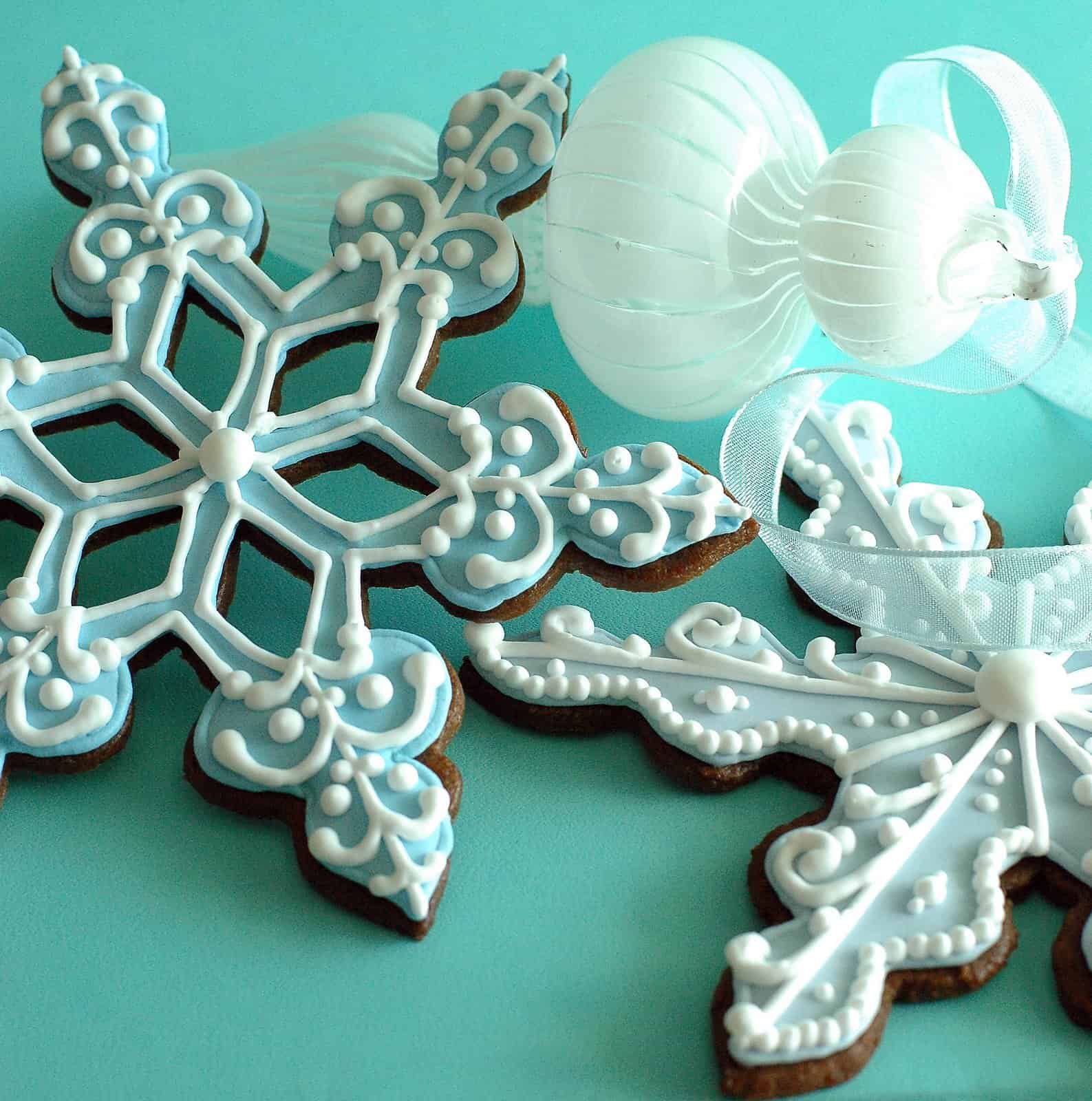 Snowflake Cookies Insane Baking Creations