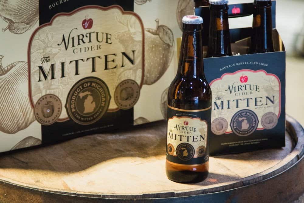 Virtue The Mitten Bourbon Barrel Aged Hard Cider