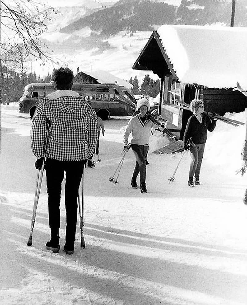 Ski - René Maltête street photograph