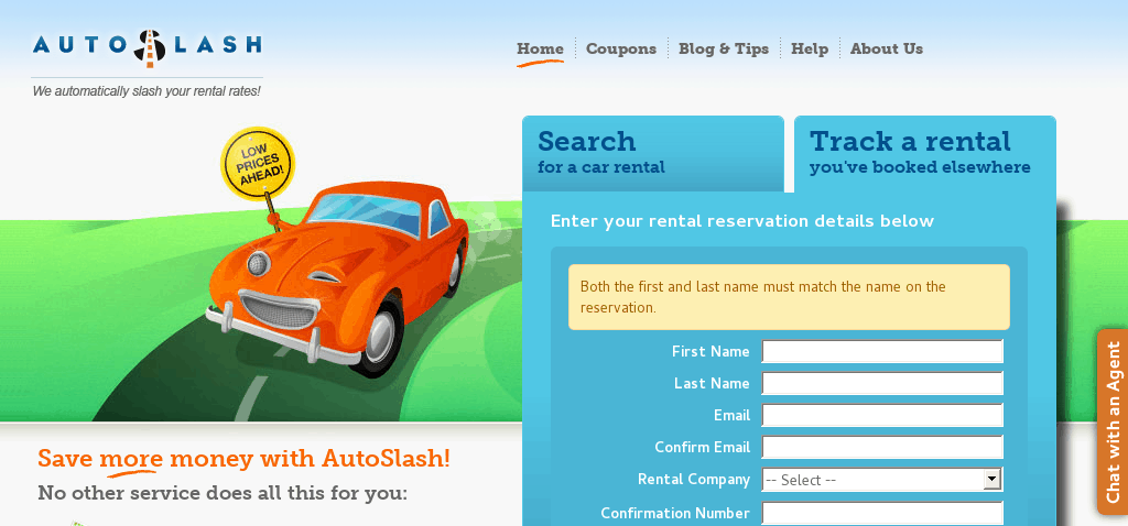 Use AutoSlash - save money car rental