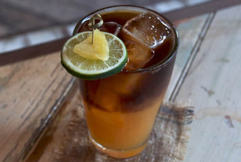 The Wayland's Bermuda Black - rum cocktail