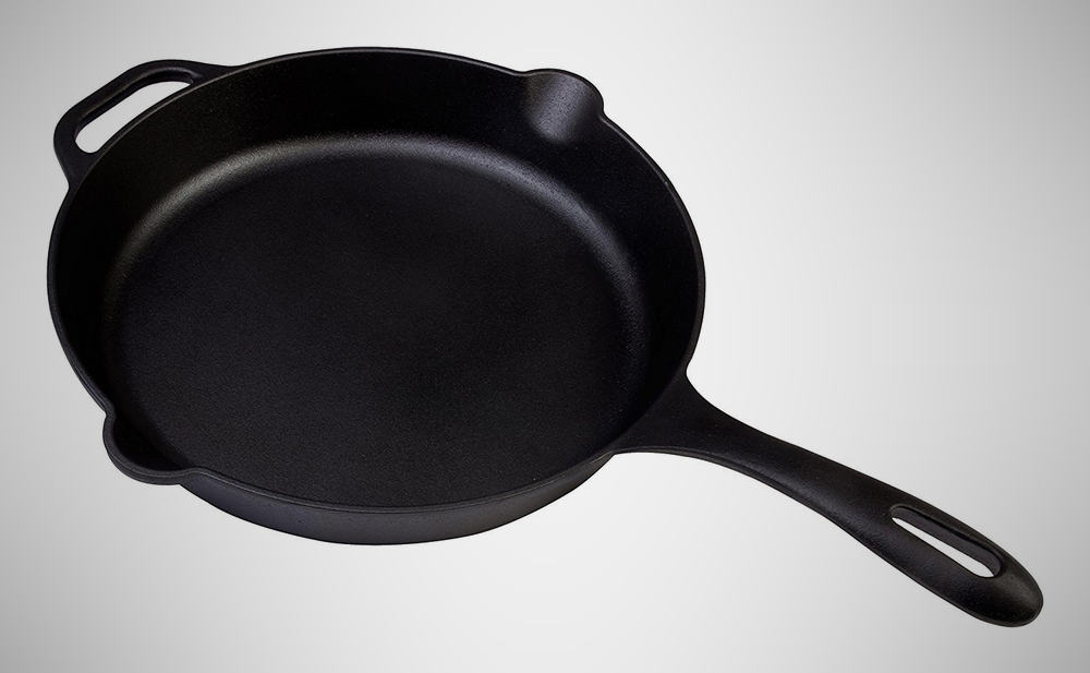 Victoria 12-inch Cast Iron Skillet Fry Pan