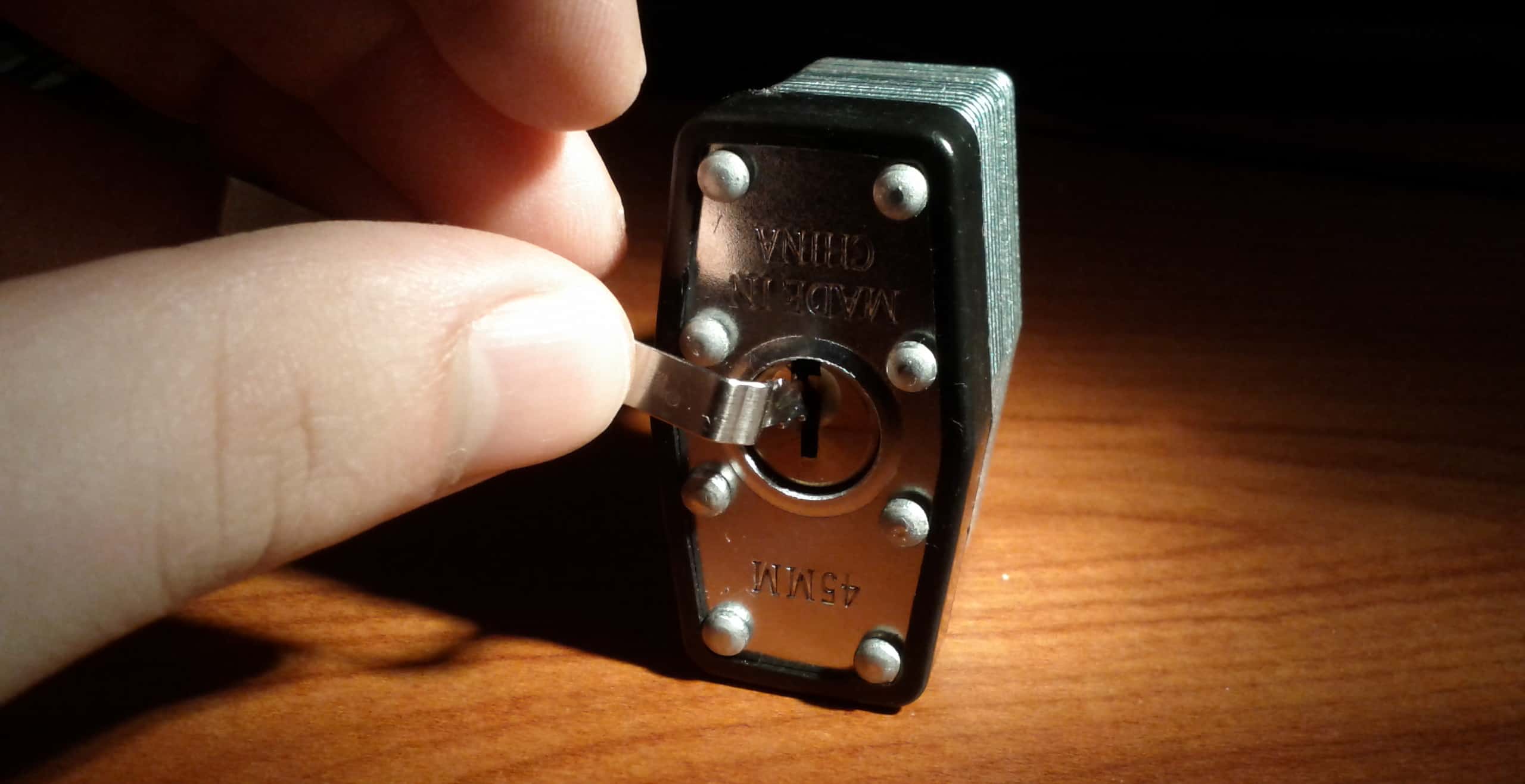 Apply Pressure - how to pick a lock