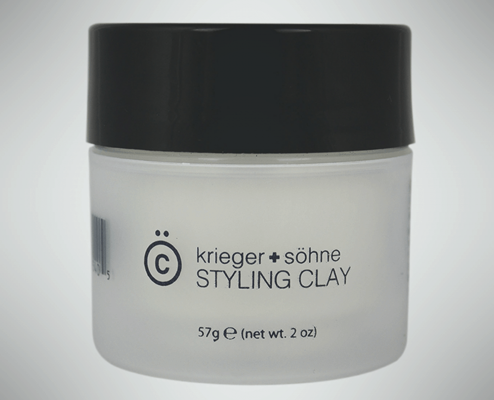 Krieger + Söhne Styling Clay - how to slick back hair