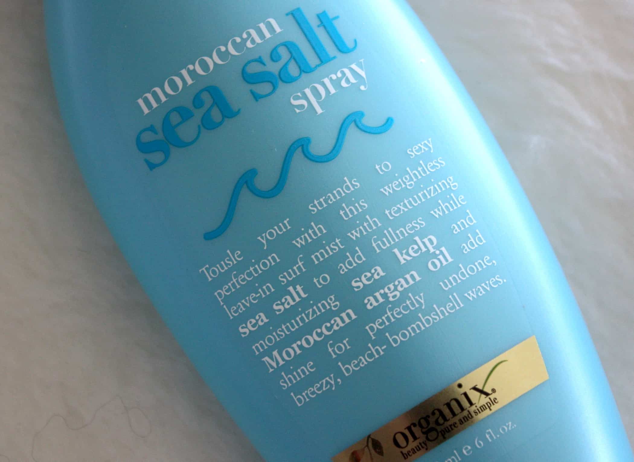 Sea Salt Spray - how to slick back hair