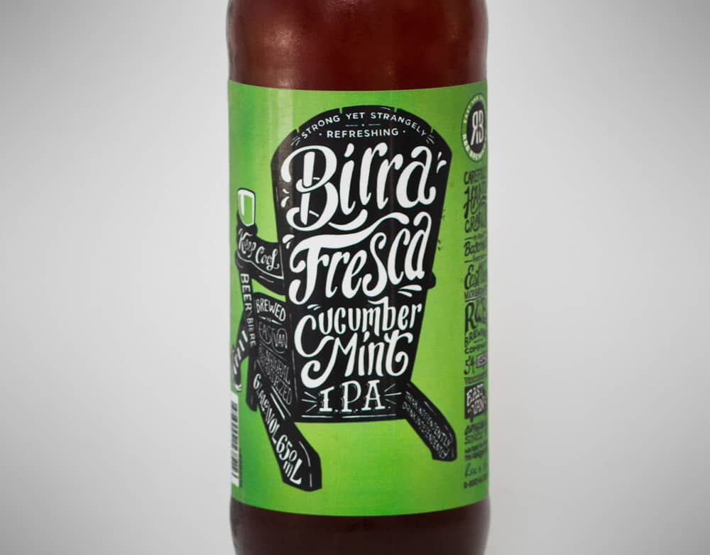 Birra Fresca Cucumber Mint IPA - shower beer