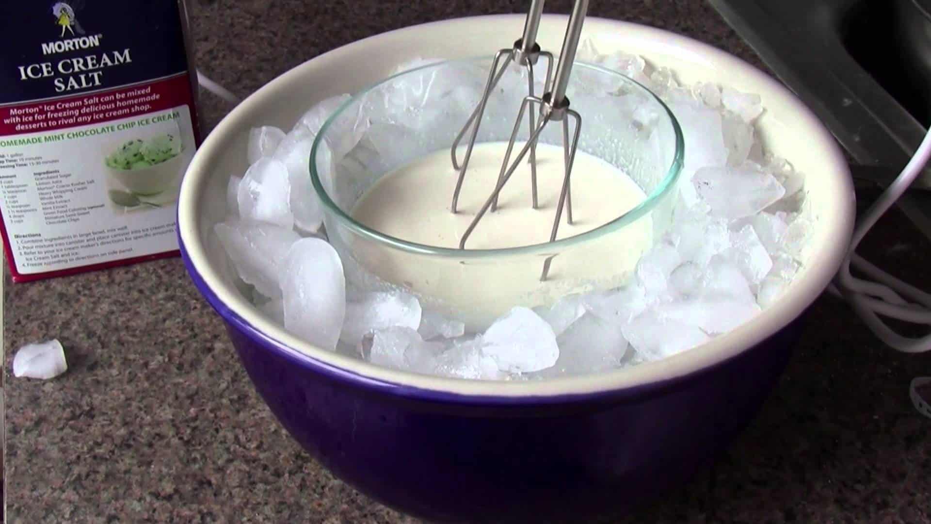 Ice and Rock Salt - ice cream maker