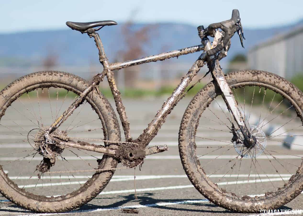 The Wilier Trestina Jaroon + drop bar plus bike performed admirably in a muddy cyclocross race. © Cyclocross Magazine