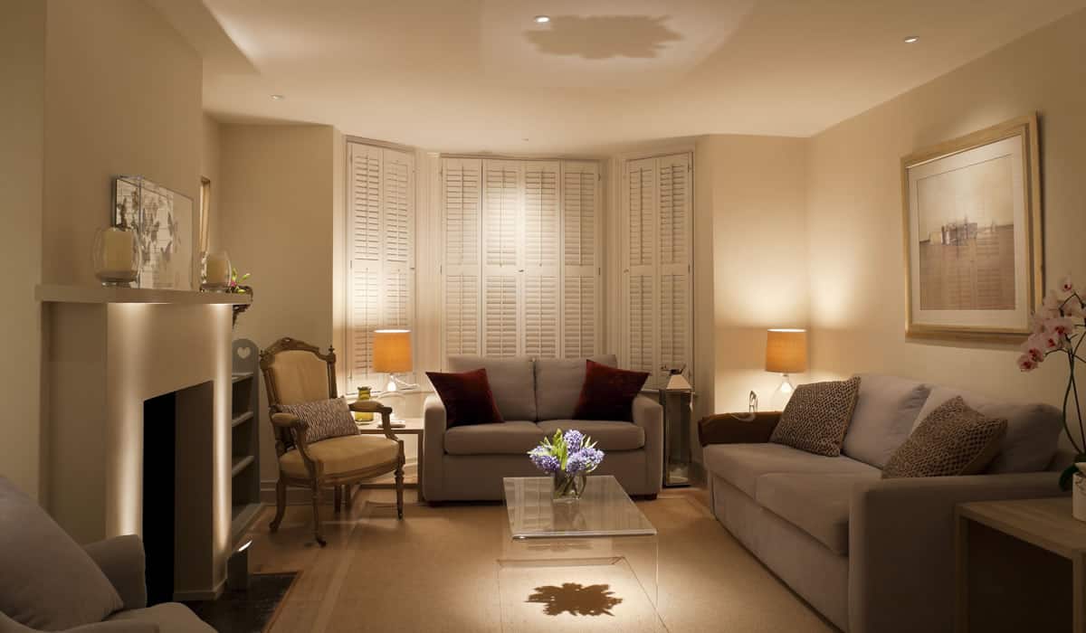 Layer Your Lighting - small room decor