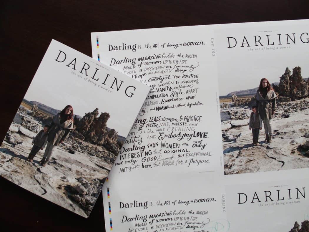 Darling Magazine - no photoshopping brand