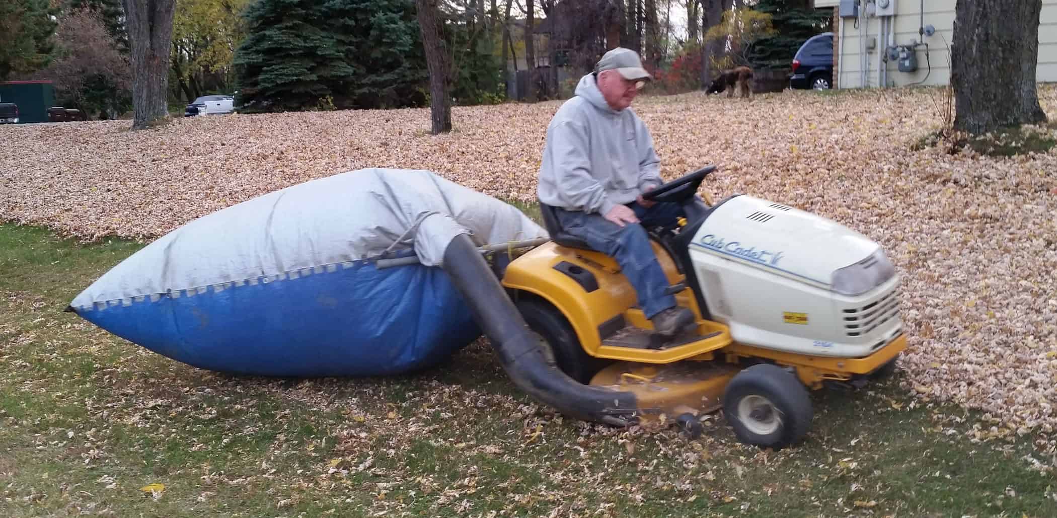 Lawn Tractor Leaf Bag Vacuum