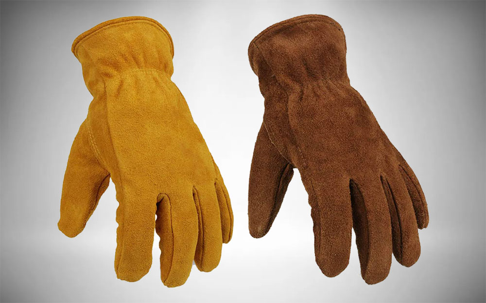 OZERO 冬季工作手套（麂皮）