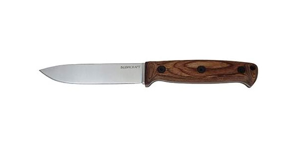 Ontario Knife Company 8696 Bushcraft, Field Knife with Black Nylon Sheath