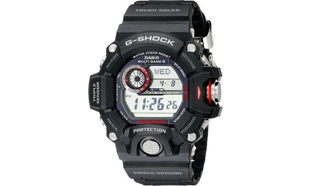 Casio Men's GW9400 Rangeman G-Shock Solar Atomic Watch