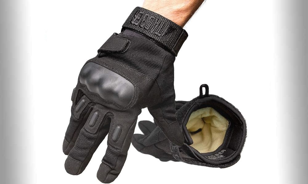 EXO Hard Knuckle Guard Full Finger Padded Work Police-Military Tactical Gloves
