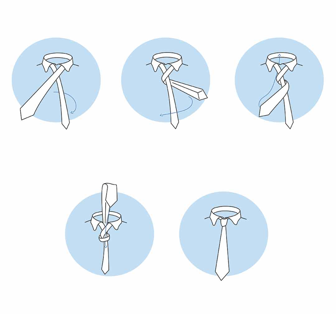 Four-in-Hand Knot Instructions