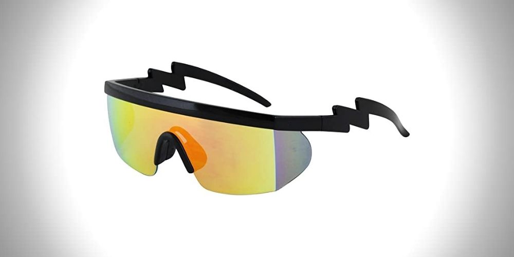 Flawless Eyewear Retro Style Zigzag Sunglasses 80s sunglasses