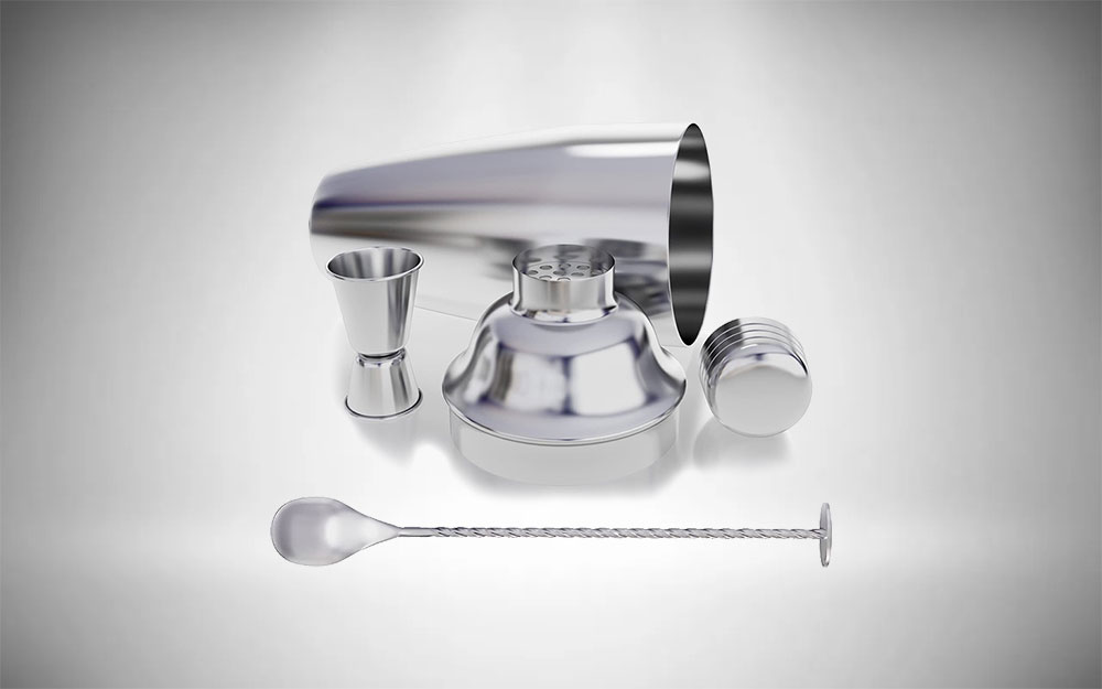 Hiware Cocktail Muddler and Mixing Spoon for strong cocktails