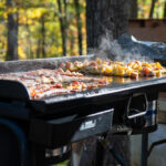 Flat top grill griddle for BBQ grill