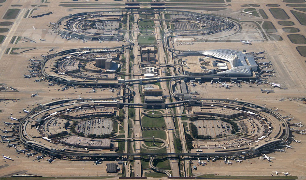 3rd Biggest Airport - Dallas Fort Worth International Airport