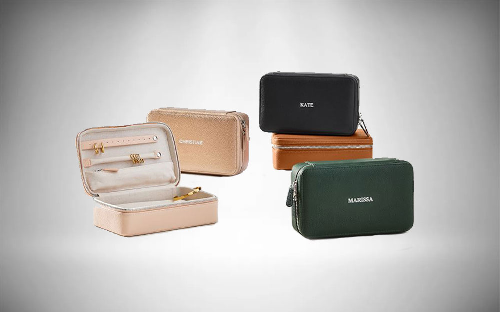 Classy Christmas Gifts - Travel Jewelry Case