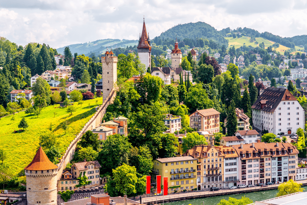 Lucerne is a prime example of Beautiful Switzerland
