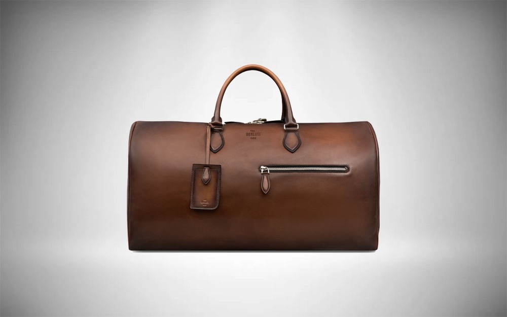 Berluti Polished Jour Off Leather Holdall