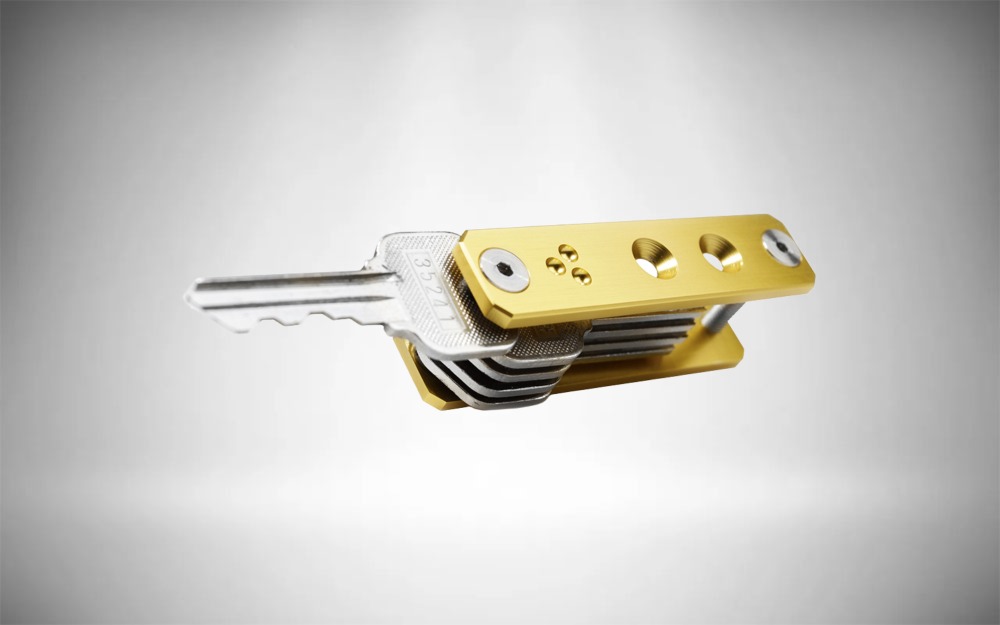 EDC Schlüsselbund Multi Tool Leichte Folding Key Organizer Halter Tasche Key 4H 