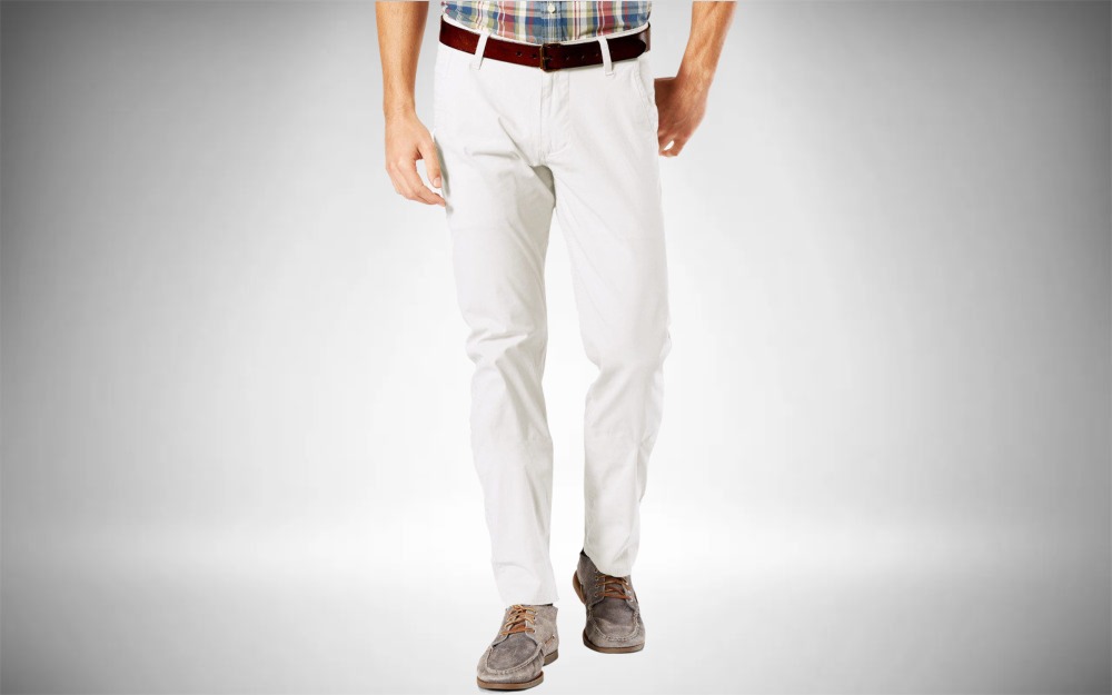 Dockers Alpha Khaki Slim-Tapered Lightweight Stretch Pants