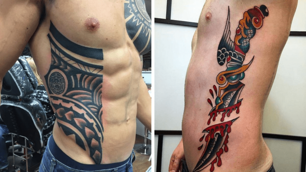 A Rib Cage Tattoo Is Painful Due to Thin Skin and Bone Proximity