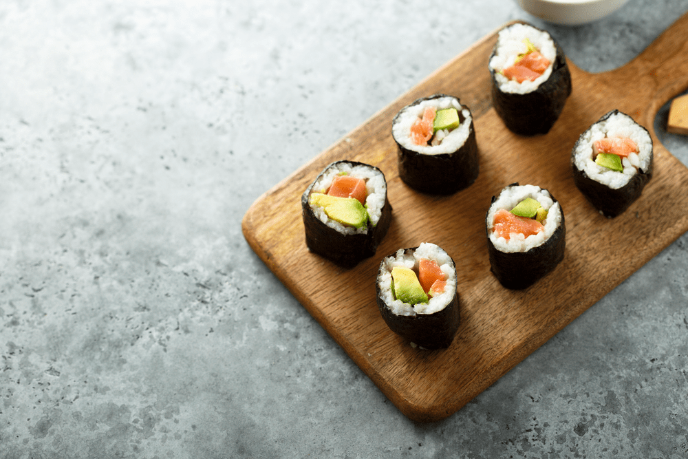 Maki Sushi Can Come in Thick and Thin Rolls