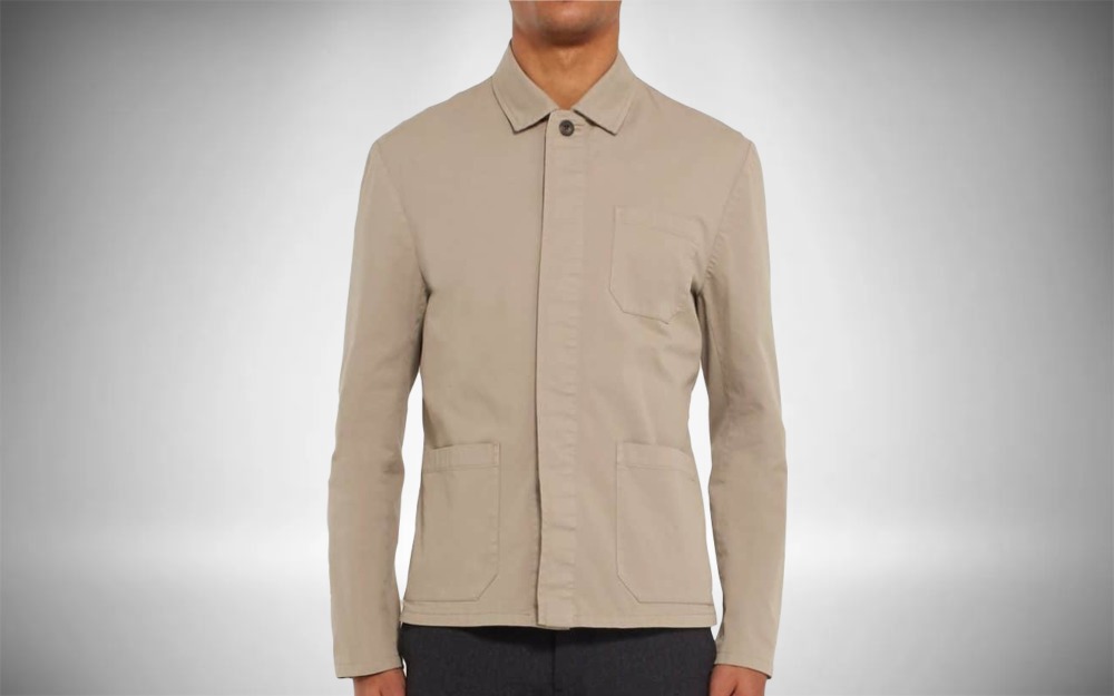 Oscar Slim-Fit Cotton-Blend Canvas Field Jacket