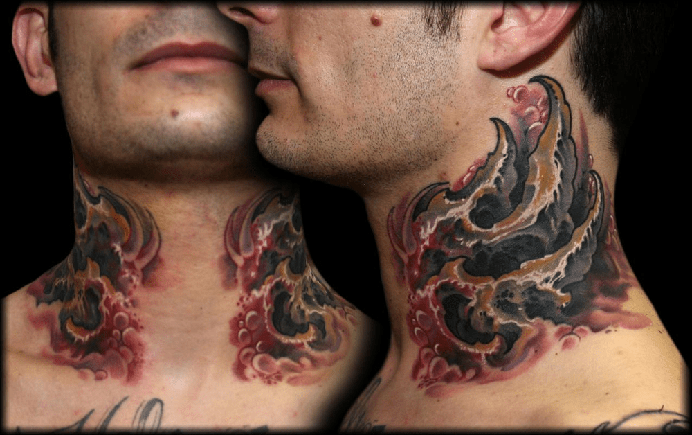 People Report Quite Severe Pain From Neck and Throat Tattoos
