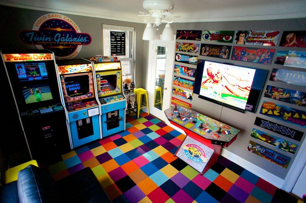 Old School Gaming Room Ideas