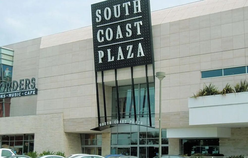 South Coast Plaza is One of the Largest Shopping Malls