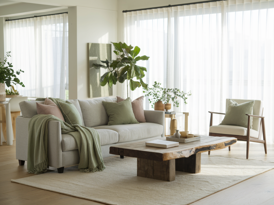 20 Dreamy Gray and Green Living Room Ideas That Feel Like a Designer ...