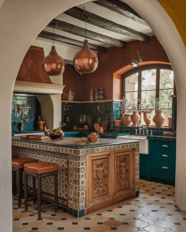 20 Mexican Hacienda Kitchen Design Ideas That Embrace Bold Color and Warmth