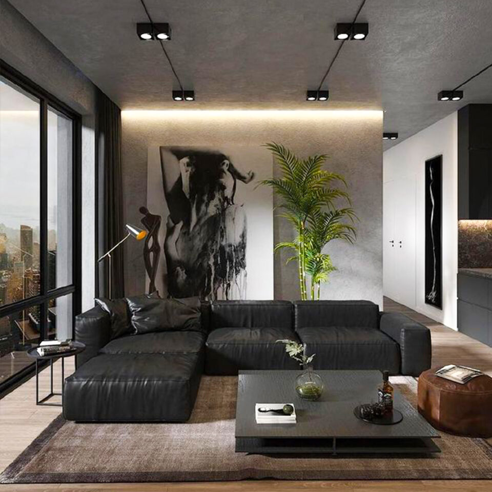 25 Black Sofa Living Room Ideas That Are Quietly Taking Over 2025 Mood ...