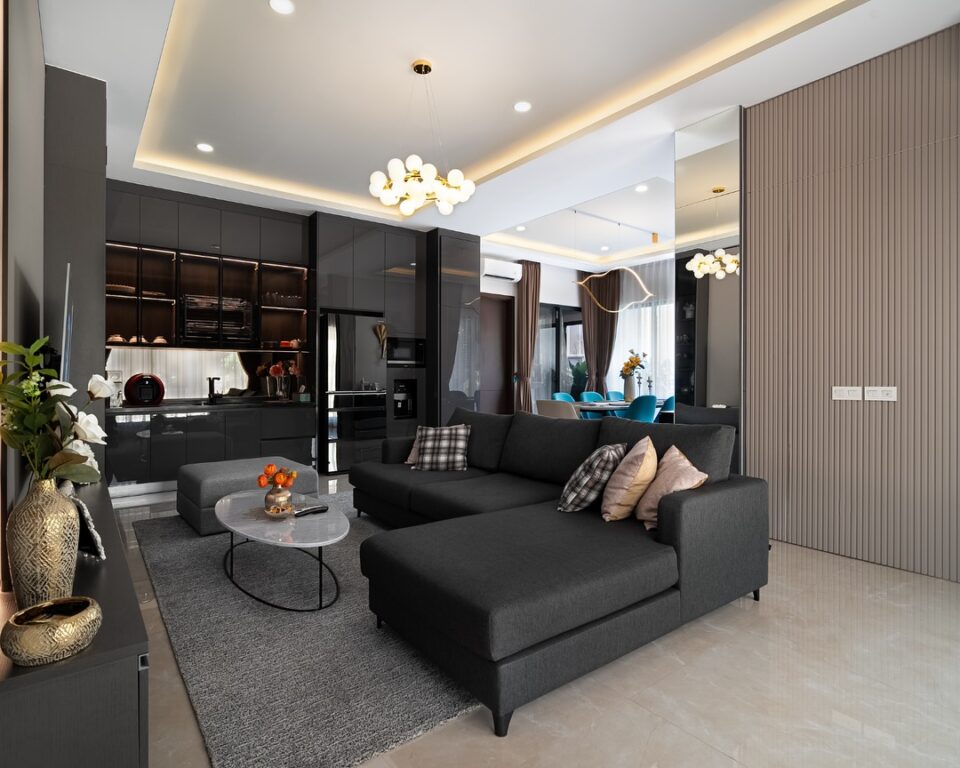 25 Black Sofa Living Room Ideas That Are Quietly Taking Over 2025 Mood ...