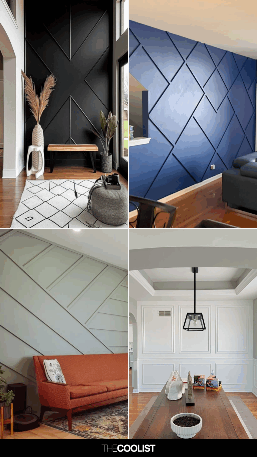 21 Unexpectedly Chic Accent Wall Ideas for Living Rooms That Look ...