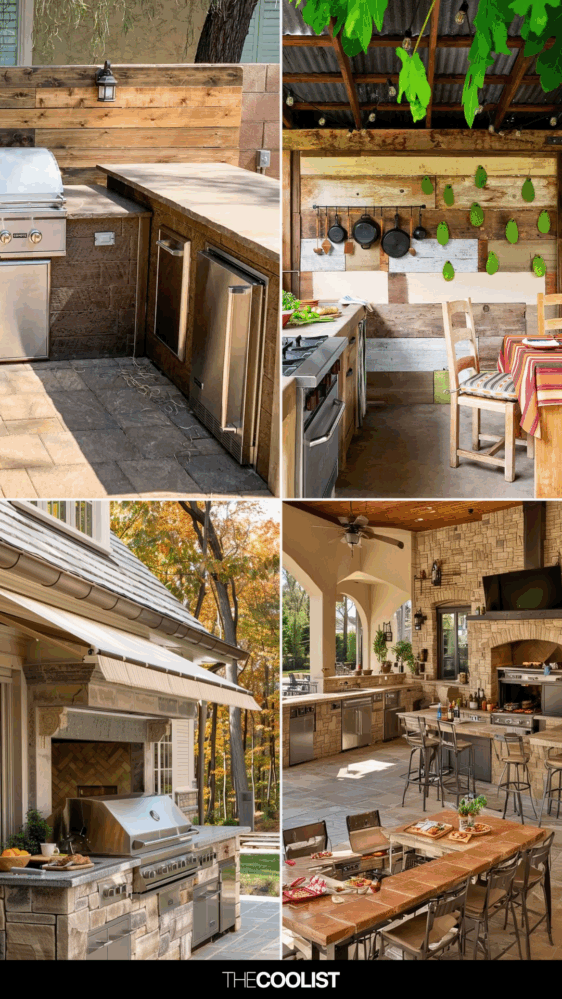 24 Unforgettable Rustic Outdoor Kitchen Ideas That Guests Will Talk ...