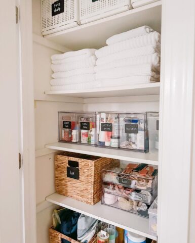 21 Insanely Smart Linen Closet Organization Ideas That Turn Clutter ...
