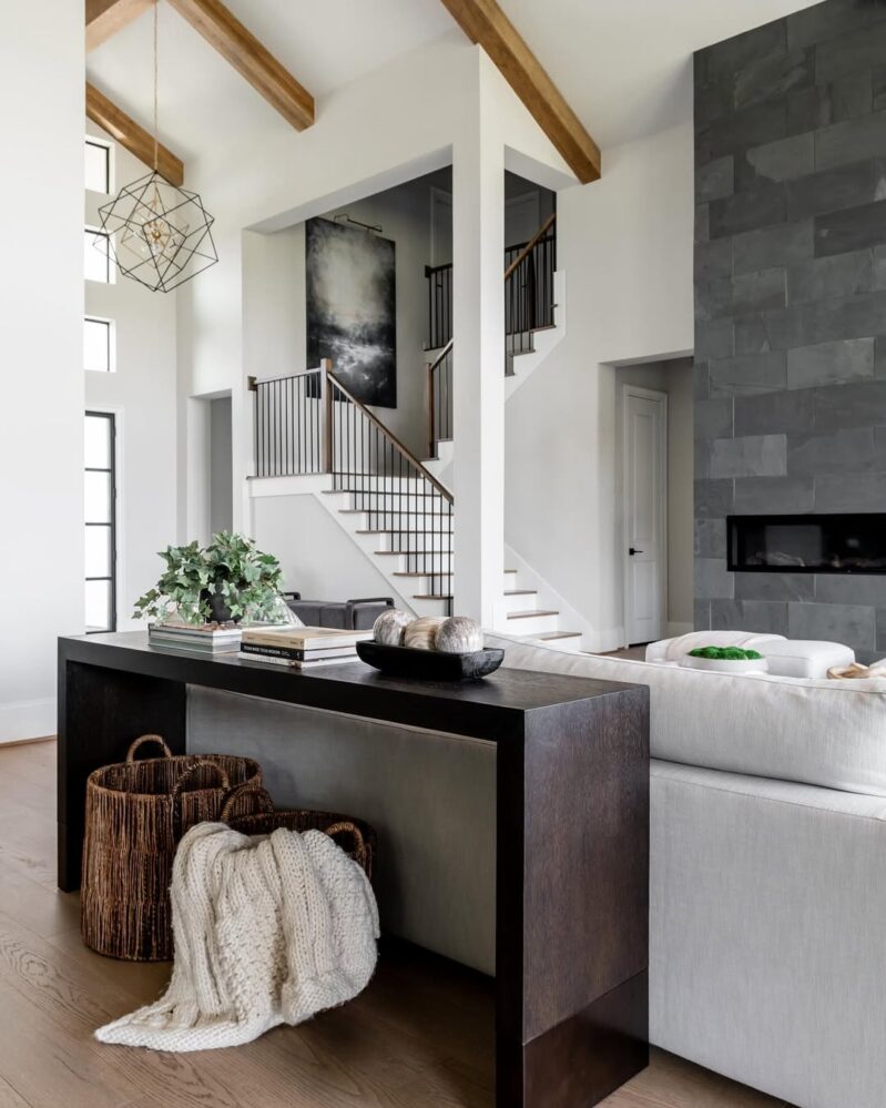 28 Sofa Table Decor Ideas That Make Your Living Room Feel Styled ...