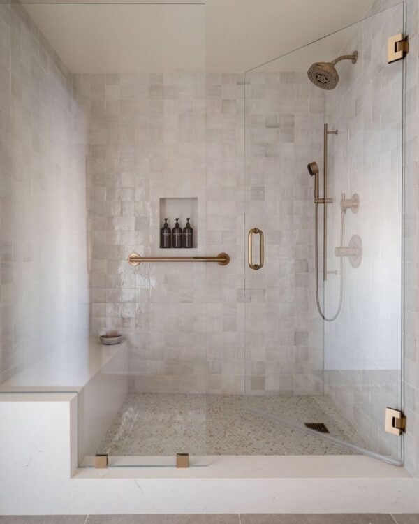 30 Shower Tile Ideas That Make Your Bathroom Look Fresh and Modern ...