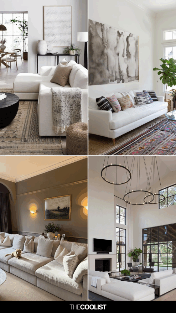27 White Sofa Living Room Ideas Borrowed From Homes With Quiet-Luxury ...