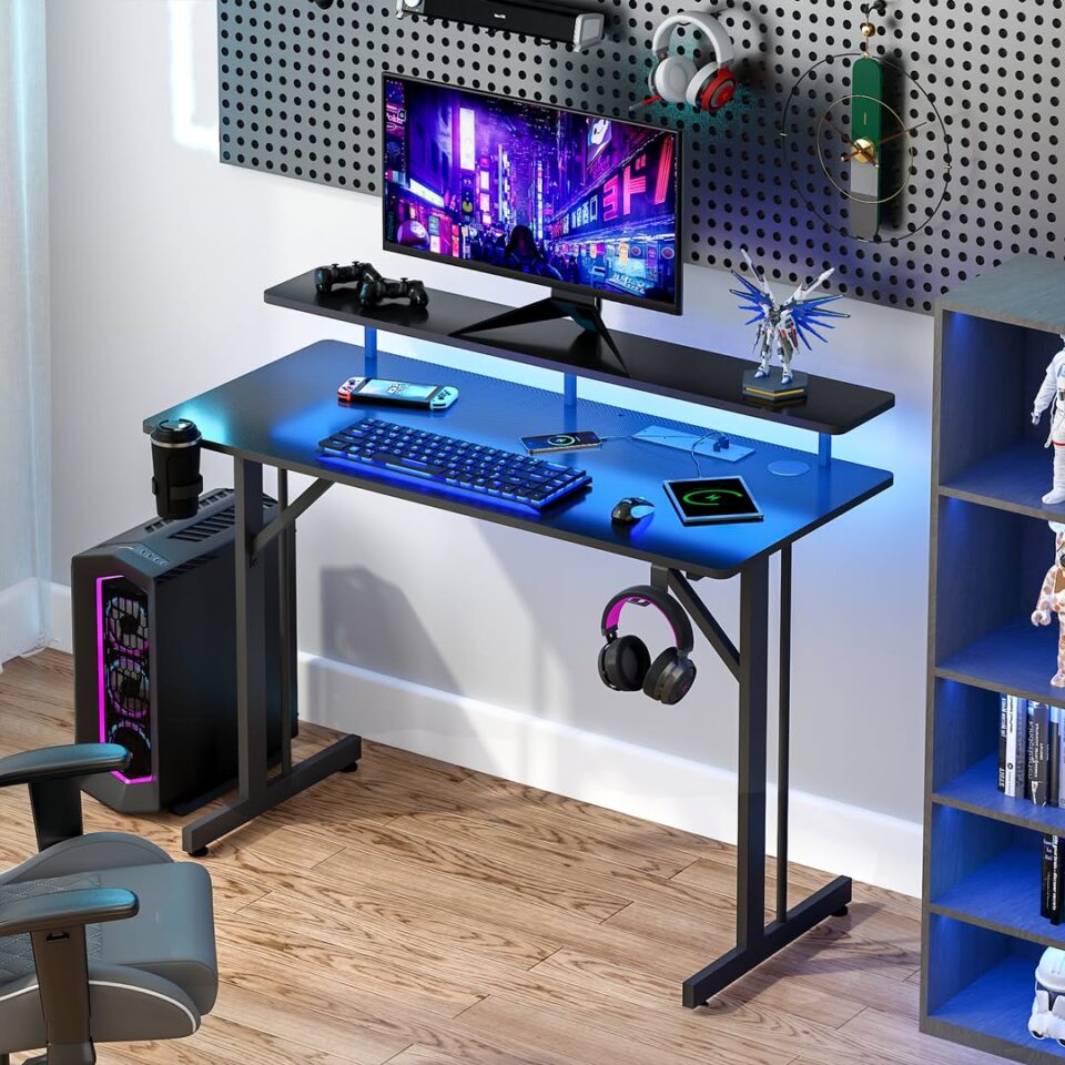 25 Gaming Desk Design Ideas You’ll Love If You Care About Vibes as Much ...